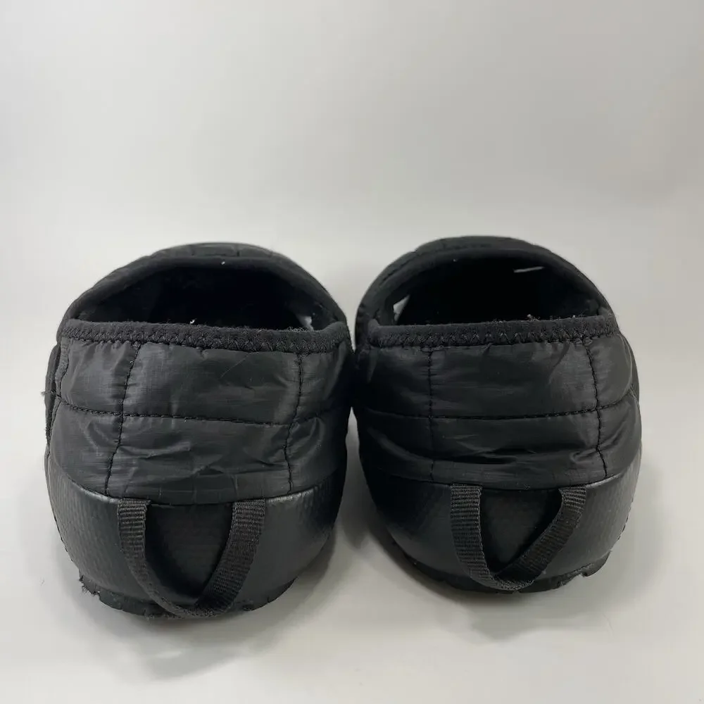 The North Face ThermoBall Black Quilted Slipper Mules Mens Size 7 Puffer
